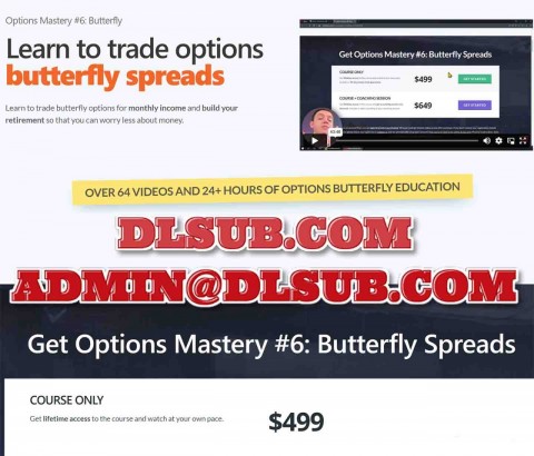 Sasha Evdakov Options Mastery 6 Butterfly Spreads rise2learn.com